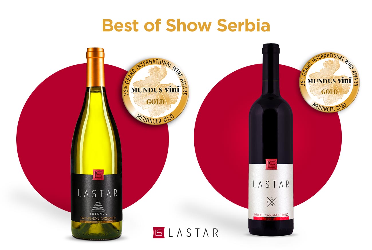 Priznanje Best of Show i dve zlatne medalje za vinariju Lastar