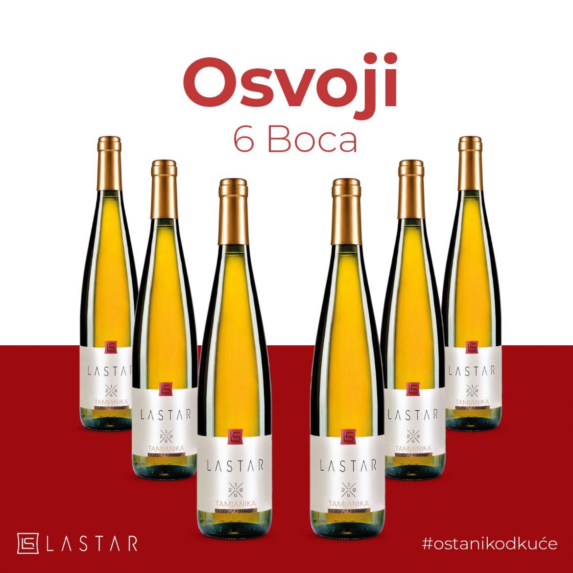 osvoji 6 boca lastar